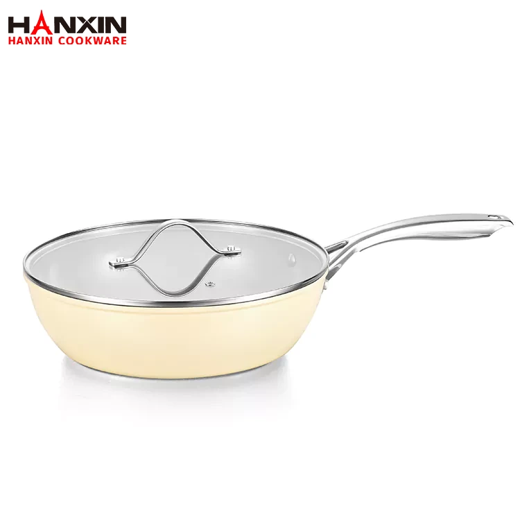 How Does an Aluminum Non-Stick CD Bottom Wok Pan Improve Stir-Frying Performance?