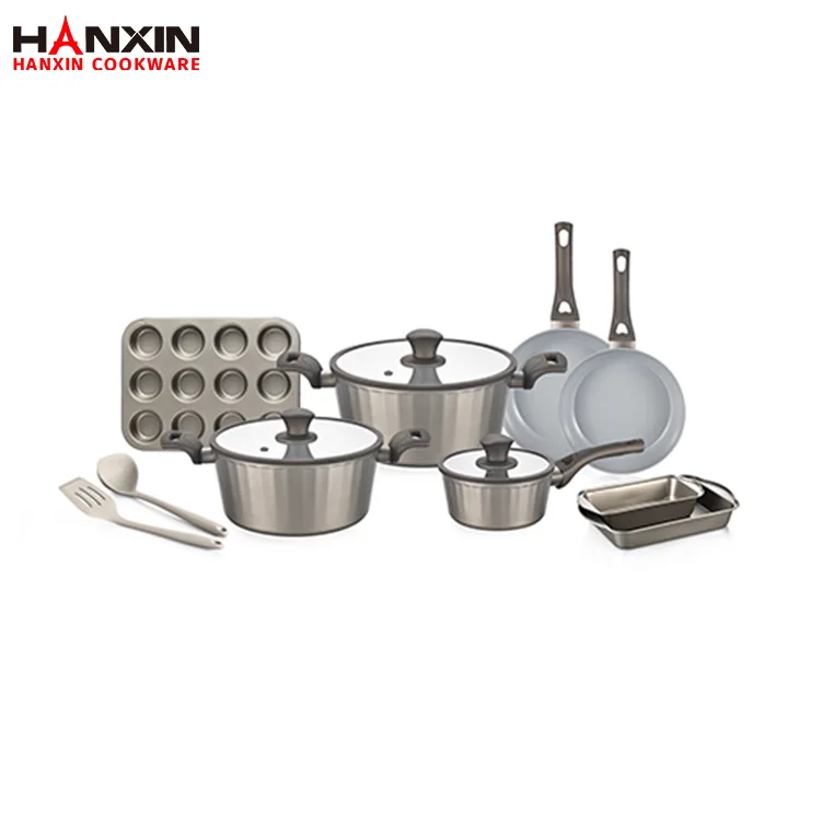 Aluminum Forged Ceramic Kitchenware Set for all cooktops