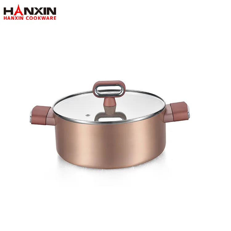 Luxury-Style Golden Color Ceramic Cookware Set