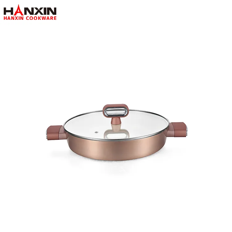Luxury-Style Golden Color Ceramic Cookware Set